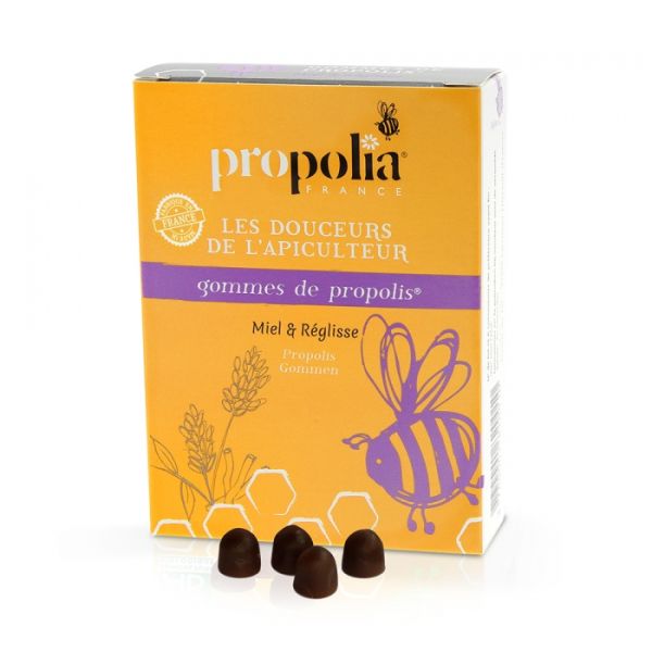 Propolia Gommes De Propolis Miel Reglisse Gom Sach 45 G