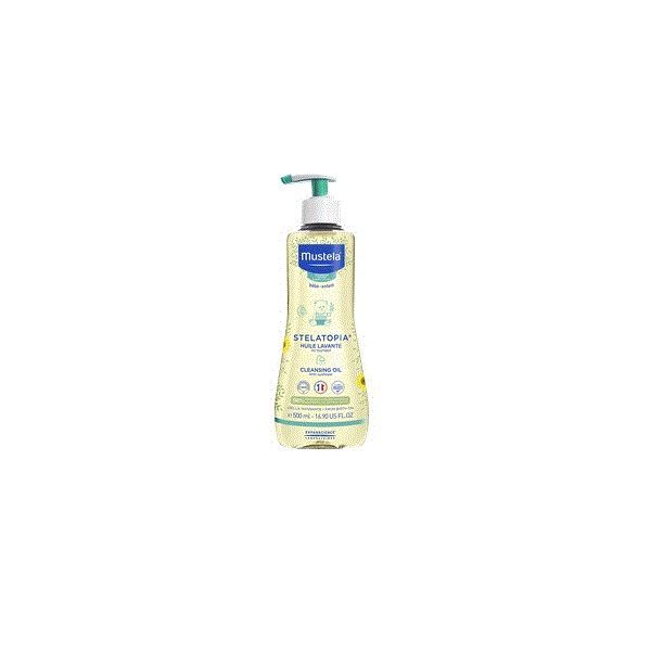 MUSTELA STELATOPIA HUILE LAVANTE BEBE ENFANT 500ML AU TOURNESOL_x000D__x000D_