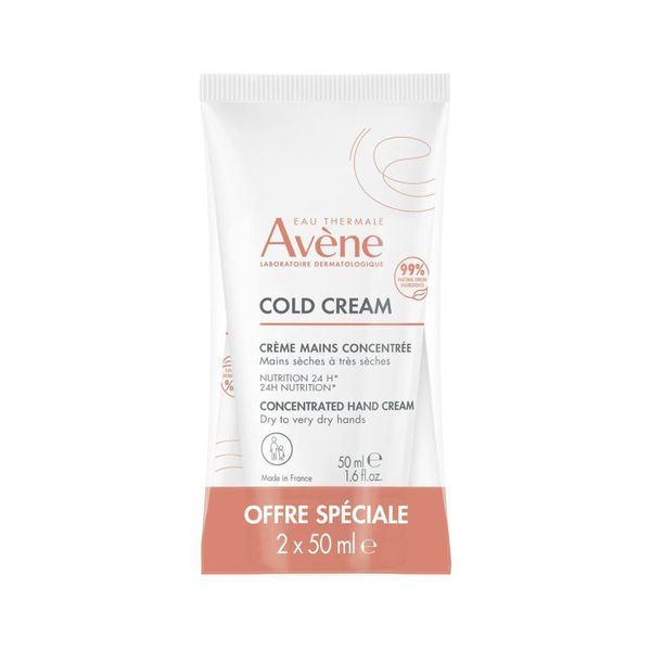 AVENE COLD CREAM CREME MAINS CONCENTREE - REF 263947 TUBE 50 ML PROMO 2