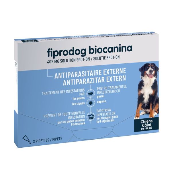 Fiprodog 402Mg Solution Spot-On Pour Tres Grands Chiens Pipette 4,02 Ml 3