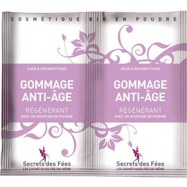 Secrets des fées - Gommage anti-âge régénérant BIO - sachet 2 doses de 4 g