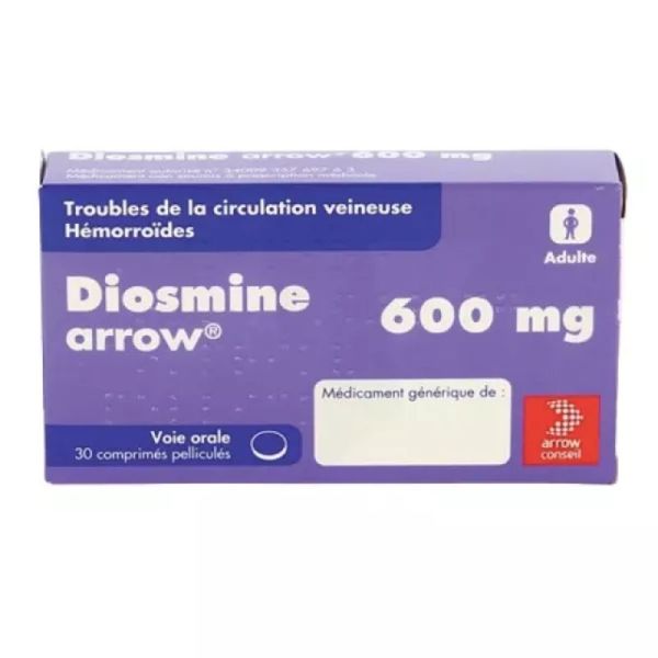 DIOSMINE ARROW 600 MG COMPRIME PELLICULE B/30