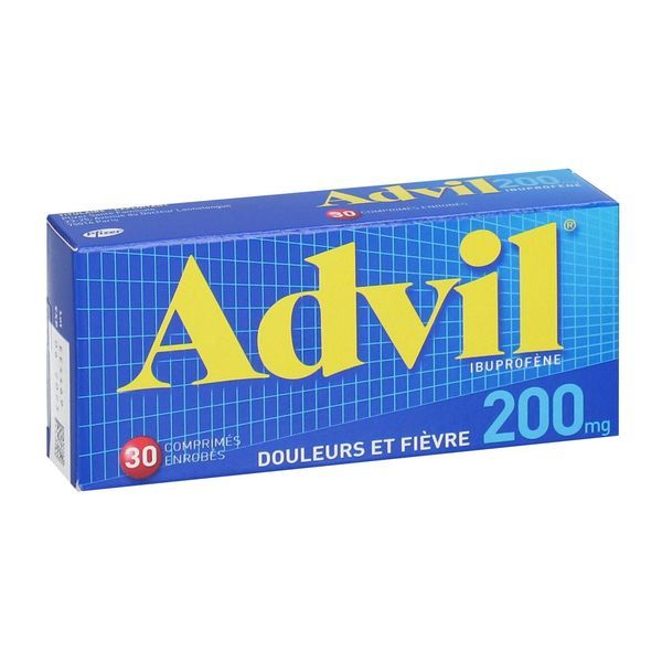 ADVIL 200 MG COMPRIME ENROBE B/20