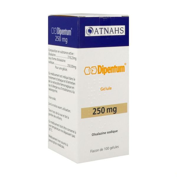 Dipentum 250 Mg (Olsalazine Sodique) Gelules B/100