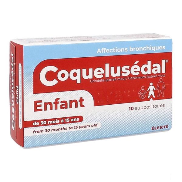 COQUELUSEDAL ENFANTS SUPPOSITOIRE B/10