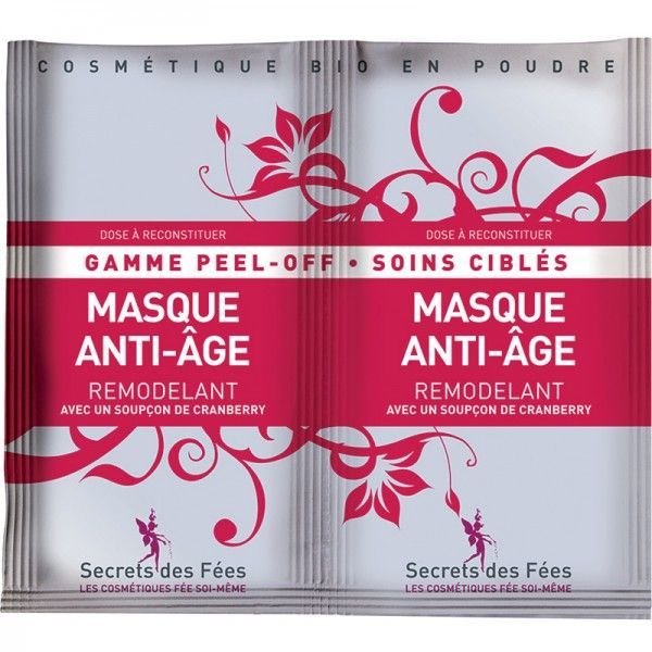 Secrets des fées - Masque anti-âge remodelant BIO - sachet 2 doses de 8 g