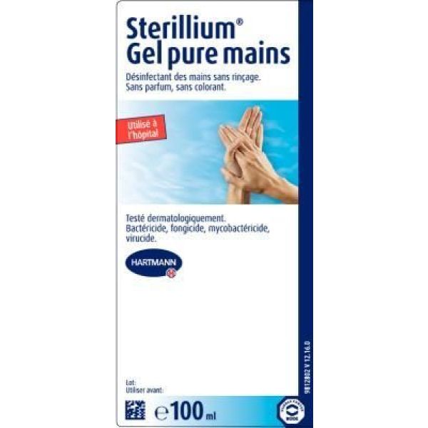 Sterillium Gel Pure Mains Sans Parfum Flacon 50 Ml 1