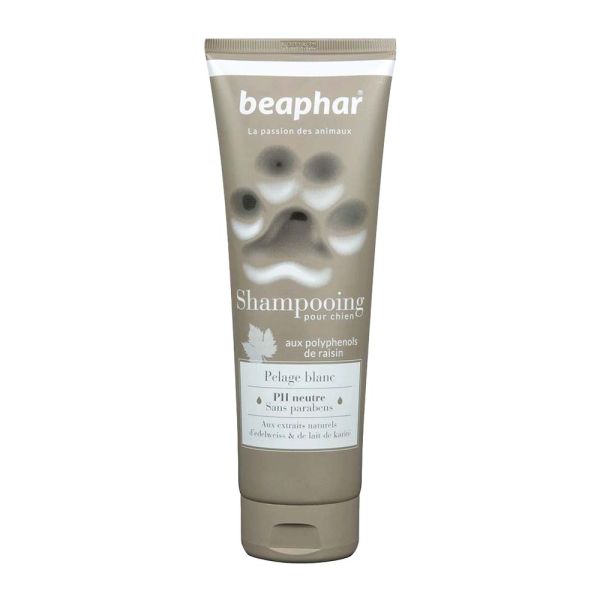 Beaphar Shampooing Pour Chien Pelage Blanc 250Ml