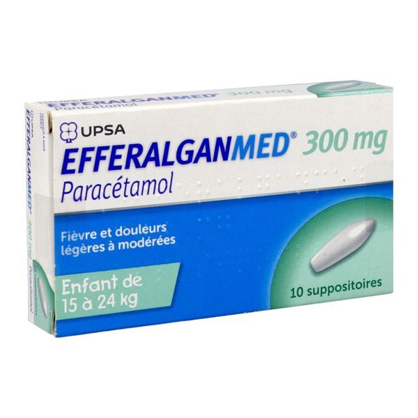 Efferalganmed 300 Mg (Paracetamol) Suppositoires B/10