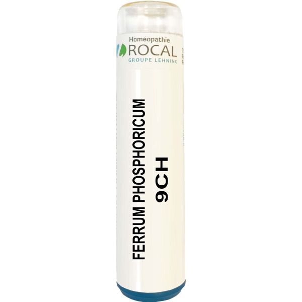 FERRUM PHOSPHORICUM 9CH TUBE GRANULES 4G SACCHAROSE PUR ROCAL