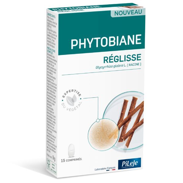 Pilège Phytobiane Réglisse 15 comprimés