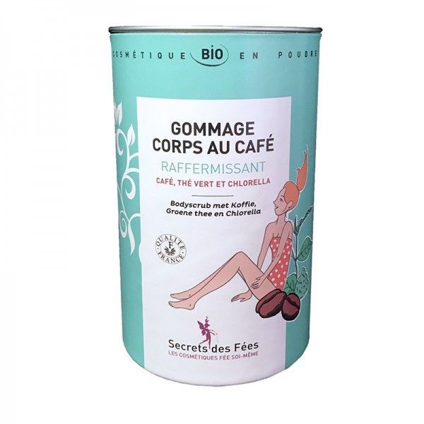 Secrets des fées - Gommage corps au café raffermissant BIO - sachet 2 doses de 100 g