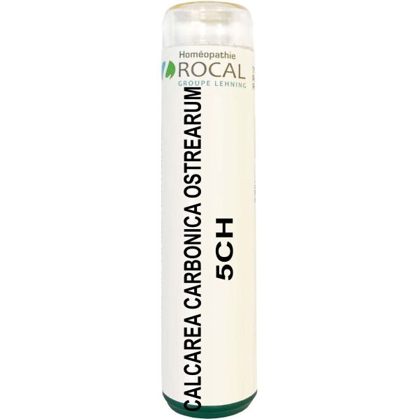 CALCAREA CARBONICA OSTREARUM 5CH TUBE GRANULES 4G SACCHAROSE PUR ROCAL