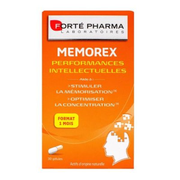 Forté Pharma Memorex Performances Intellectuelles 30 Gélules