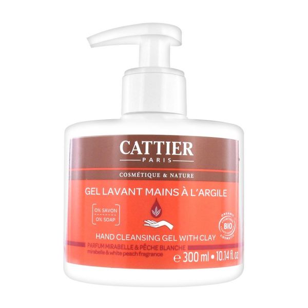 Pierre Cattier Gel Lavant Mains Parfum Peche Blanche & Mirabelle Flacon 300 Ml 1